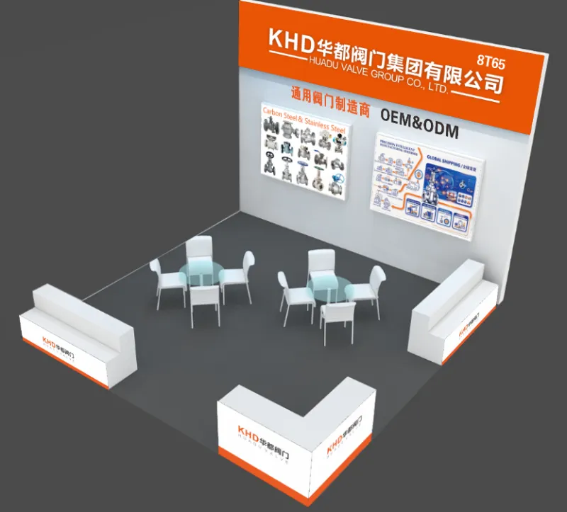 Gdje upoznati Huadu Valve Group (KHD) u oktobru 2026.? Zhejiang Int'l Valve Fair, štand 8T65